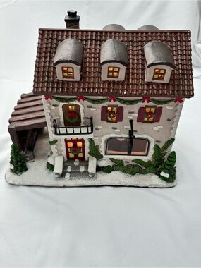 St. Nicholas Square Winter Winery Illuminated Holiday Christmas Village
